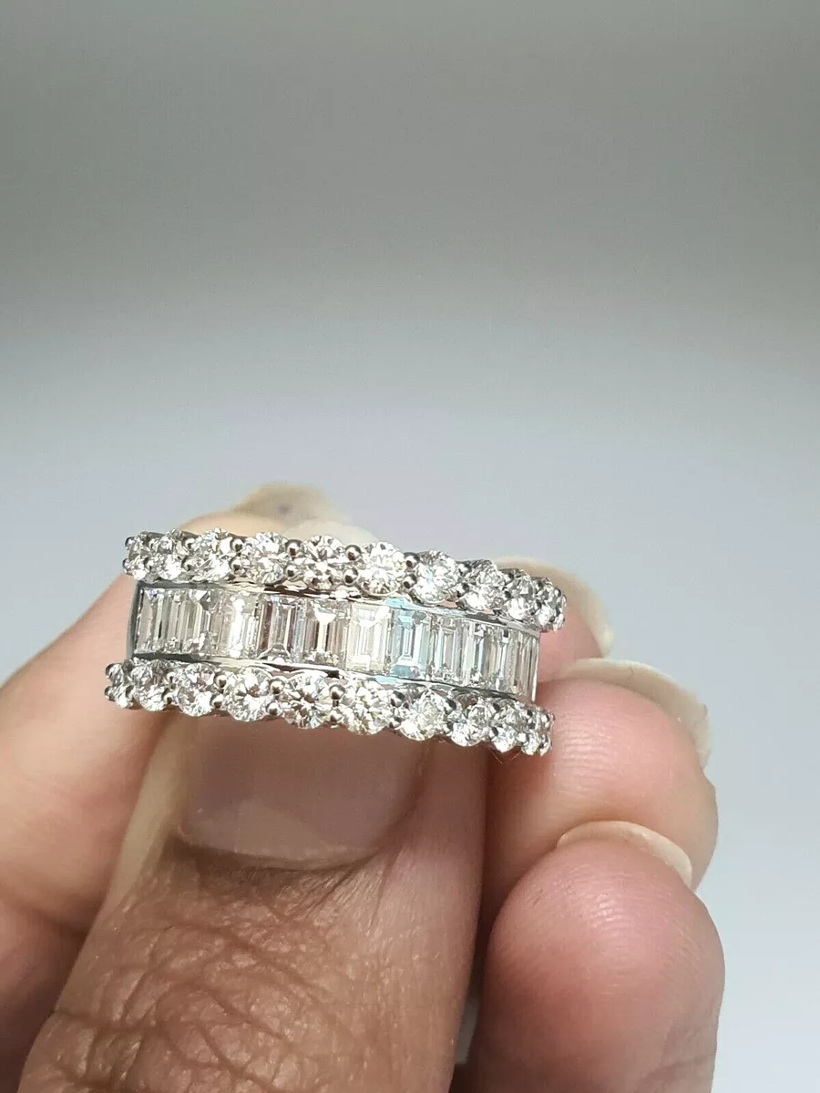 Baguette eternity hotsell band platinum