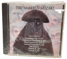 CD The Amadeus Mozart Audio by Wolfgang Amadeus Mozart 1990 CBS Records SEALED 