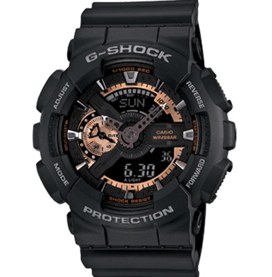 Casio G-Shock Analog/Digital Watch Matte Black Resin GA-110RG-1A / GA110RG-1A