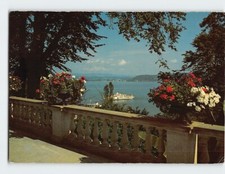 Postcard Aussicht auf Unteruhldingen Insel Mainau im Bodensee Konstanz Germany