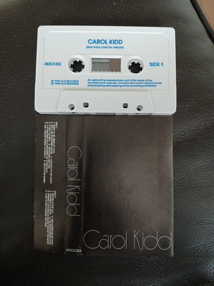 Carol Kidd - Self-Titled Cassette Album (Very Rare) - Image 2 of 4