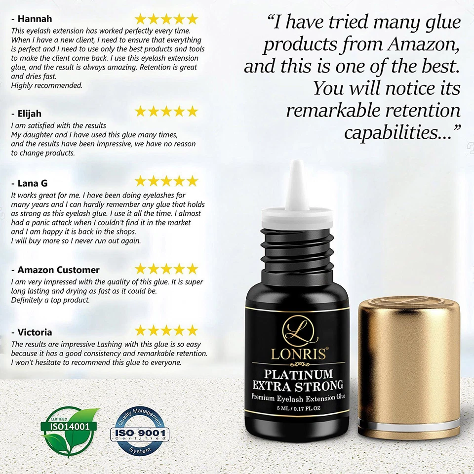 8-9 weeks - Lonris EXTRA STRONG Eyelash Extension Glue Volume | Professional 5ml - Image 3 of 4