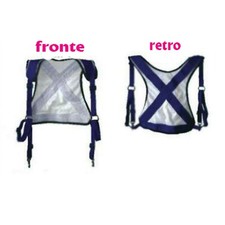 giubbetto per cinta renale schienalino ganci mulinello pesca traina tonno mare