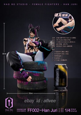 HAO BO Studio - Female Fighter FF002 Juri 2.0 1/4 Statue Model | eBay