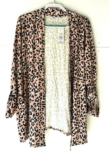 Kim Rogers Women Plus Size 2XL Leopard 