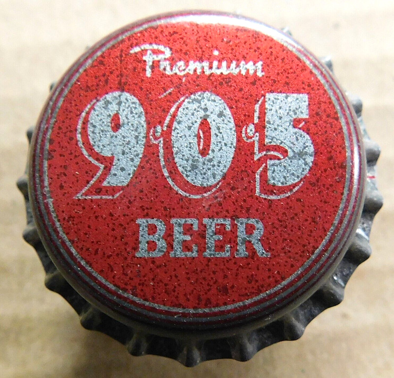 PREMIUM 905 BEER bottle cap UNUSED WITH CORK 1973-78 G. Heileman - LaCrosse WI