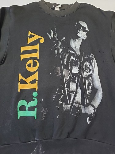 Vintage R. Kelly 12 Play Promo Sweater Rap Tee, L, 22x28", Rare, Cool Wear! - Picture 3 of 24