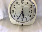 Vintage Sheldon Self Starting Wall Clock K-200 White -Deco Style-Works/New Cord