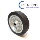 Indespension heavy duty trailer jockey wheel solid tyre metal rim 220x55 ISJW070