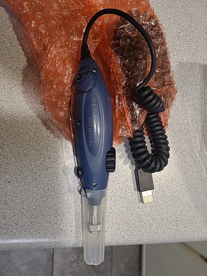 Fluke Networks FI1000KIT FI1000 Fiber Inspection Video Probe No Tips - Image 2 of 2