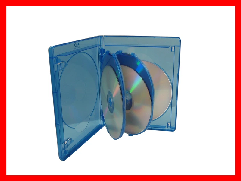 2 Pk VIVA ELITE Blu-Ray Replace Case Hold 5 Discs (5 Tray) 15mm Storage Holder