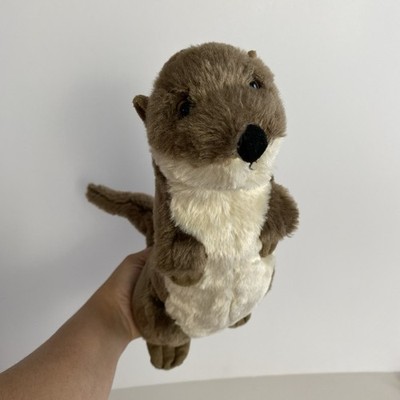 The Petting Zoo Standing River OTTER Recycled Material Stuffed Animal Plush 12 