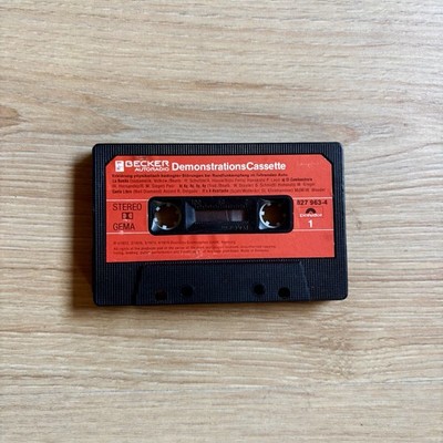 Radio BECKER Europa Demonstrationskassette Demonstration Cassette 8279634