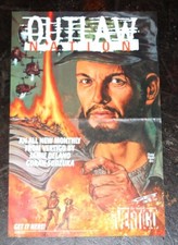 Outlaw Nation 2000 Vertigo DC Comics Promo Poster Delano & Fabry 11 x 17"