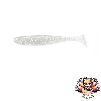 NEW Keitech Easy Shiner 4.5 inch #370 Clear Silver Glow