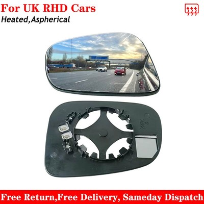 For Volvo S80 2006-2009 Heated Aspherical Wing Mirror Glass Right Driver Side