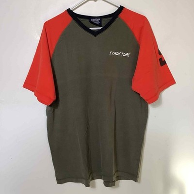 Vintage Structure Men s Color Block Short Sleeve T-Short Size M 
