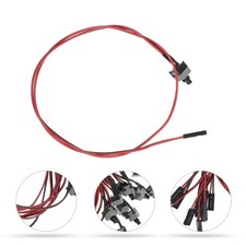 10PCS Desktop Power Cable ATX Computer Chassis On Off Restart Button Accessory