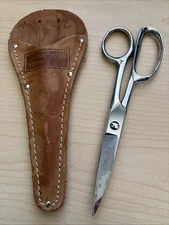 Vintage Case XX Scissors Sportsman’s 8" Shear With Leather Sheath 47-8