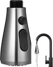 Pull Down Kitchen Faucet Nozzle Replacement 3-Function Sink Sprayer Head for