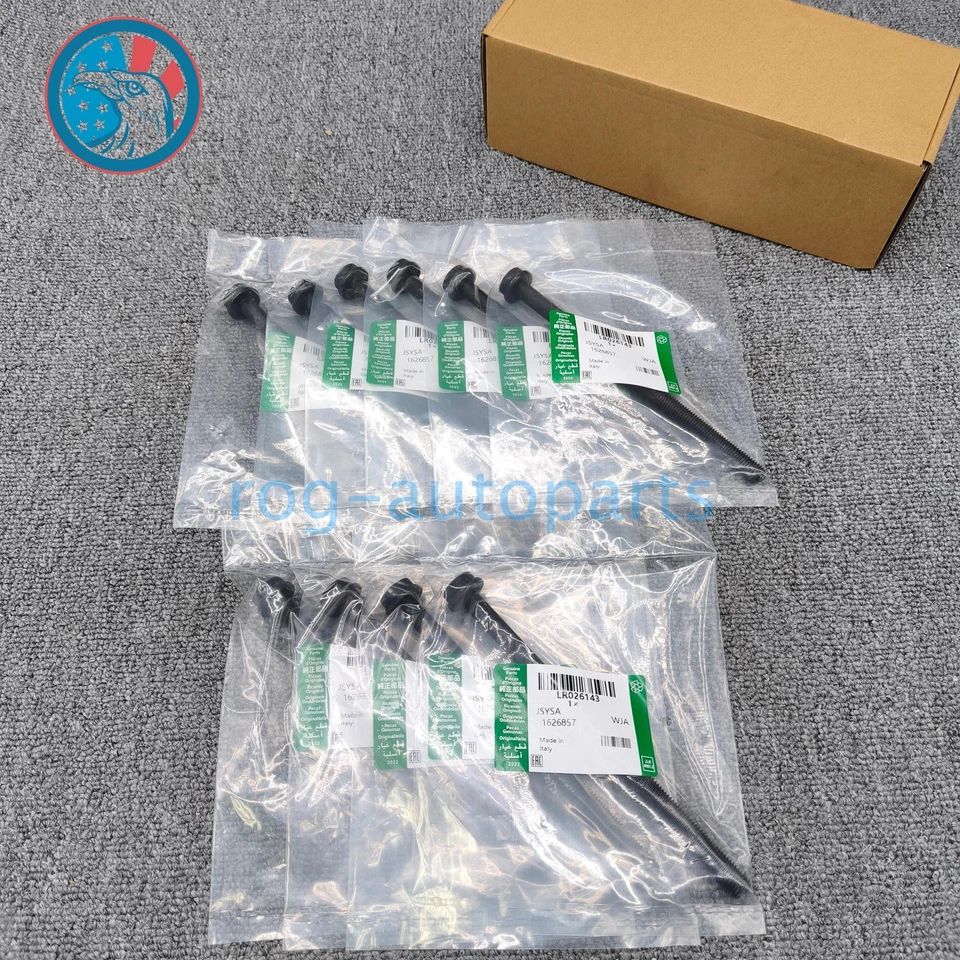 NEW !10X Cylinder Head Bolts For LAND ROVER LR4 Range Rover Sport LR026143 USA Foto 3 de 4