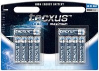 Tecxus 23778 Alkaline Maximum LR03/AAA (Micro) - Alkali-Mangan Batterie (Alkalin