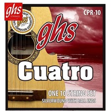 GHS Strings CPR-10 Silver Wound Cuatro Puerto...