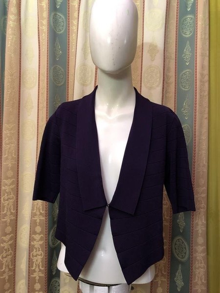 Women Karen Millen Vest Purple Viscose 38 / M / 46