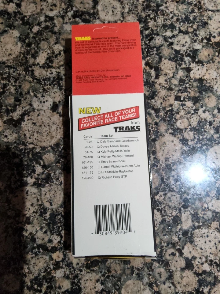 1992 Traks Ernie Irvan Team Set #4 Kodak - Image 3 of 4