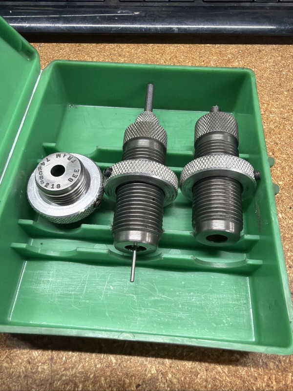 Rcbs 218 Bee Die Set With Trim/form Die