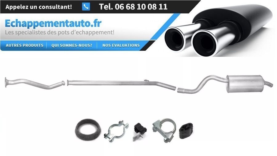 Échappement Renault Twingo II contre la perte de puissance moteur 1.2 1.5