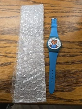 VINTAGE  SUGAR BEAR KRISP CEREAL BREAKFAST WRIST WATCH NEW IN PACKAGE