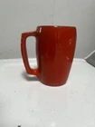 Rare frankoma pottery vintage Red Orange Coffee Mug