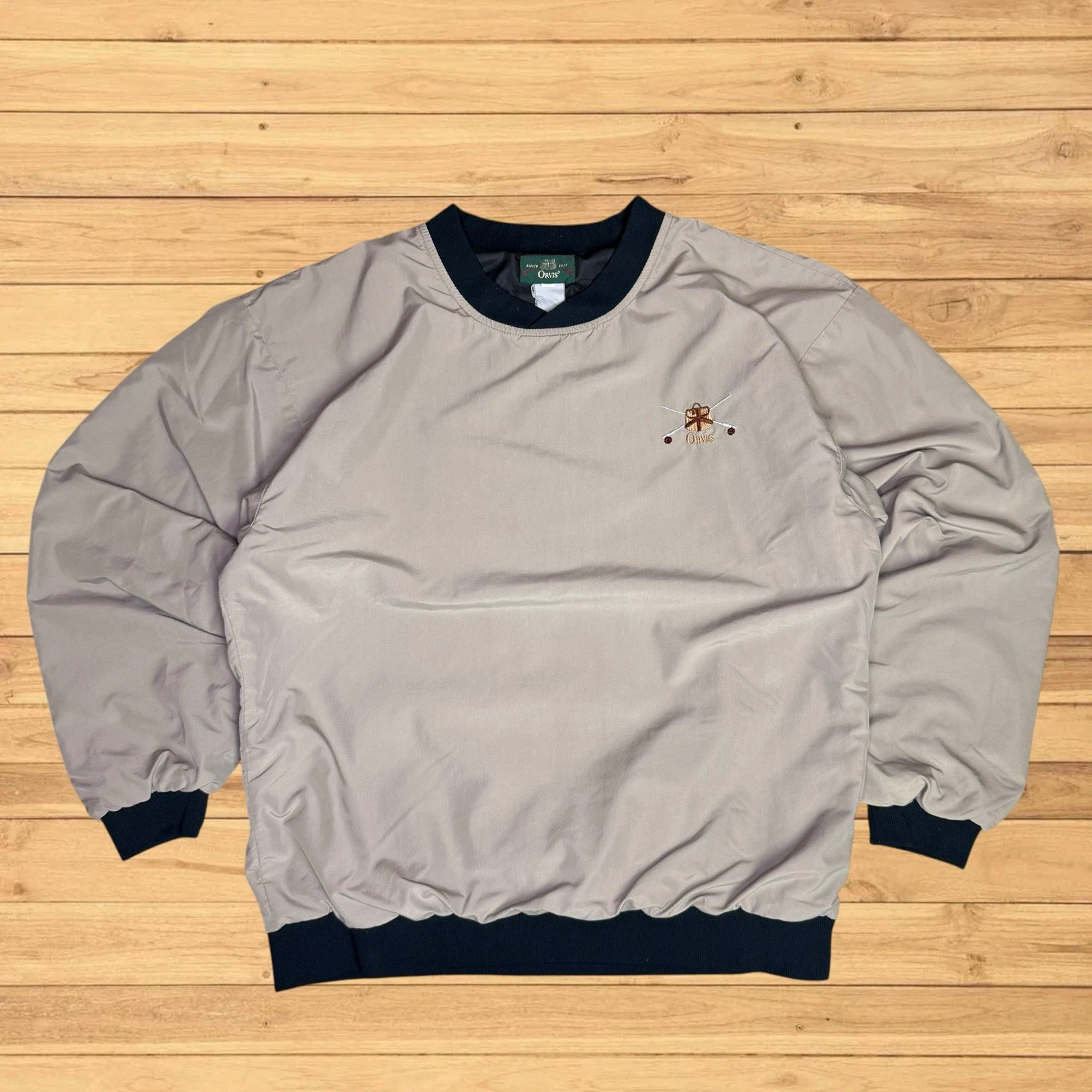 Vintage Orvis Pullover Windbreaker Jacket fly fishing