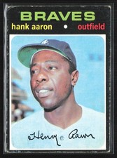 Hank Aaron 1971 Topps D #400 Atlanta Braves