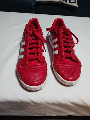 #ad Adidas Top Ten Low Top Sneakers IN A Red And White Colorway Size 11.5 $49.99