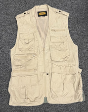 Woolrich Vest Khaki Utility Fly Fishing Photography Hunting Vintage Mens Medium