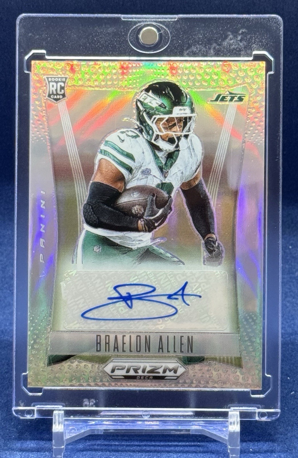 2024 Panini Prizm Deca Signatures Silver Braelon Allen #S-BAN Rookie Auto RC