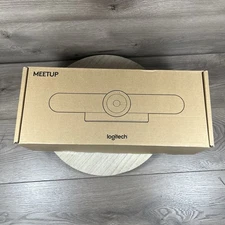 New /Open Box Logitech Meetup 960-001101 4k Video Conferencing Camera w/ Remote