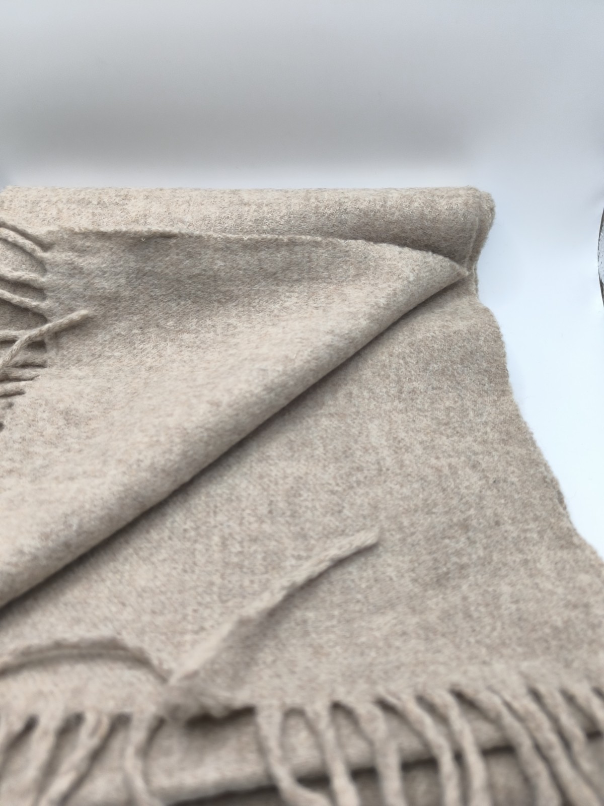 Acne Studios Long Preloved Scarf Lovely Oatmeal Colour image 3