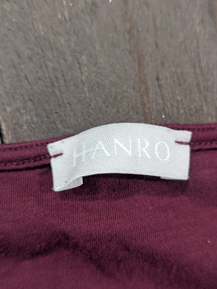 HANRO Of Switzerland Dainty 女性棉质睡眠连衣裙 M/L 柔软粉色  — 第 3/4 张图片
