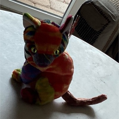 Kaleidoscope Cat Beanie Baby