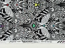 Tula Pink Linework Tall Tails  Free Spirit Cotton Fabric 18" X 44"  New