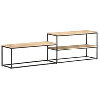 Tv-Schrank 180X30X50 Massivholz Mangoholz Sideboard Lowboard
