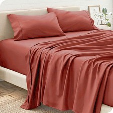 Egyptian Cotton 4 Piece RV Sheet Set - 38 x 75 Inches - Bunk Sheet Set with 10
