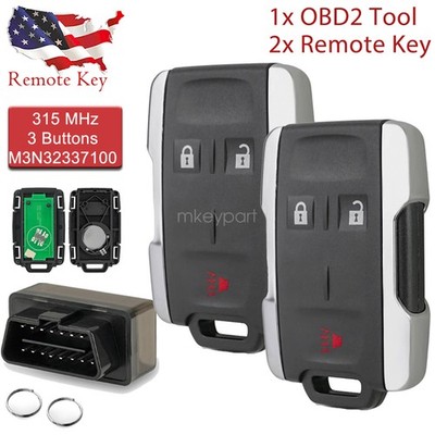 2 For 2015-2021 GMC Canyon Sierra Chevrolet Colorado Remote Key Fob Programmer