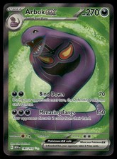 Pokemon Cards Arbok ex 185/165 151 Ultra Rare NM