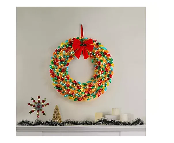 Mr. Christmas Retro Bulb Wreath - Thumbnail 4
