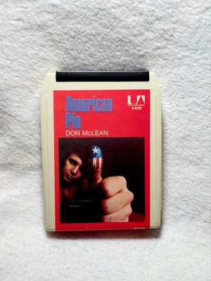 DON McLEAN American Pie 8-Track Tape 1971 Untested Very GoodU-82999 
