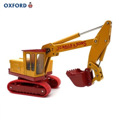 1/76 JCB Crawler Tracked Excavator Construction Alloy Diecast Model Collectible
